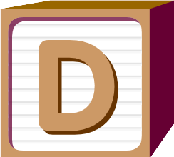 Letter d.